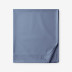 Classic Smooth Wrinkle-Free Sateen Flat Bed Sheet - Infinity Blue, Twin