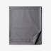 Classic Smooth Wrinkle-Free Sateen Flat Bed Sheet - Stone Gray, Twin