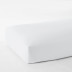 Classic Smooth Sateen Fitted Bed Sheet - White, Twin XL