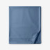 Classic Smooth Rayon Made From Bamboo Sateen Flat Bed Sheet - Blue Horizon, Twin
