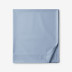 Classic Smooth Rayon Made From Bamboo Sateen Flat Bed Sheet - Misty Blue, Twin