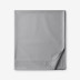 Classic Smooth Rayon Made From Bamboo Sateen Flat Bed Sheet - Pebble Gray, Twin