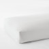 Classic Cool Organic Cotton Percale Fitted Bed Sheet - White, Twin