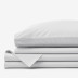 Premium Cool Supima® Cotton Percale Bed Sheet Set - Pearl Gray, Twin