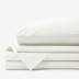 Classic Cool Organic Cotton Percale Bed Sheet Set - Ivory, Twin