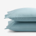 Premium Cool Supima® Cotton Percale PIllowcase Set - Slate Blue, Standard
