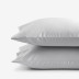 Premium Smooth Supima® Cotton Wrinkle-Free Sateen PIllowcase Set - Light Gray, Standard
