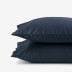 Premium Smooth Supima® Cotton Wrinkle-Free Sateen PIllowcase Set - Midnight Blue, Standard
