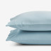 Luxe Ultra-Cozy Cotton Flannel Pillowcases - Cloud Blue, Standard