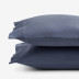 Luxe Ultra-Cozy Cotton Flannel PIllowcase Set - Slate Blue, Standard