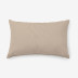 Indoor/Outdoor Toss Pillows - Antique Beige, 20 in. Lumbar
