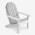 Adirondack Chair Cushion - Surround Stripe