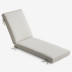 Chaise Lounge Cushion - Silver, Standard