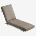 Chaise Lounge Cushion - Taupe, Standard