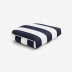 Contoured Chair Cushion - Cabana Navy, 16 in. x 15 in.