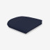 Contoured Chair Cushion - Navy, 16 in. x 15 in.