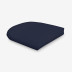 Contoured Chair Cushion - Navy, 18 in. x 18 in.