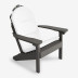 Adirondack Chair Cushion - White