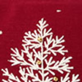 Evergreen Trees Red