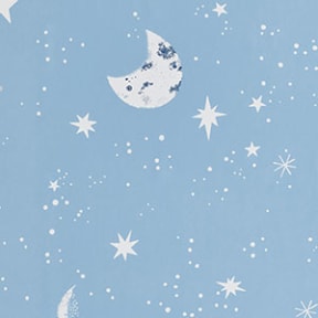 Night Sky Moon and Stars Nursery Wallpaper | The Company Store