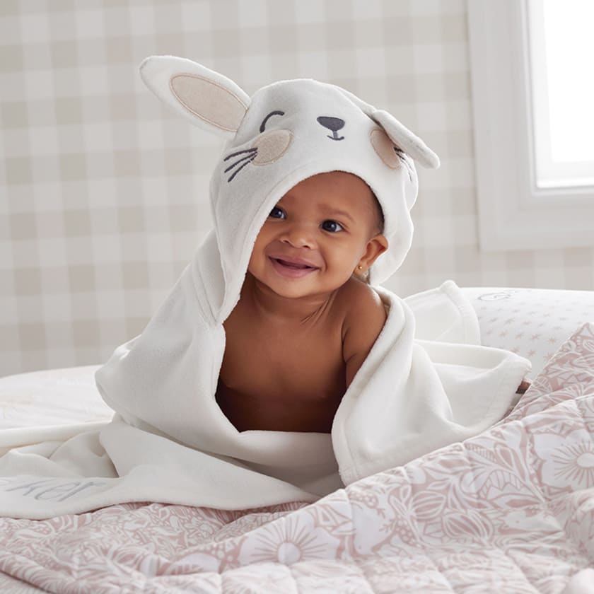 Baby Character Hooded Towel