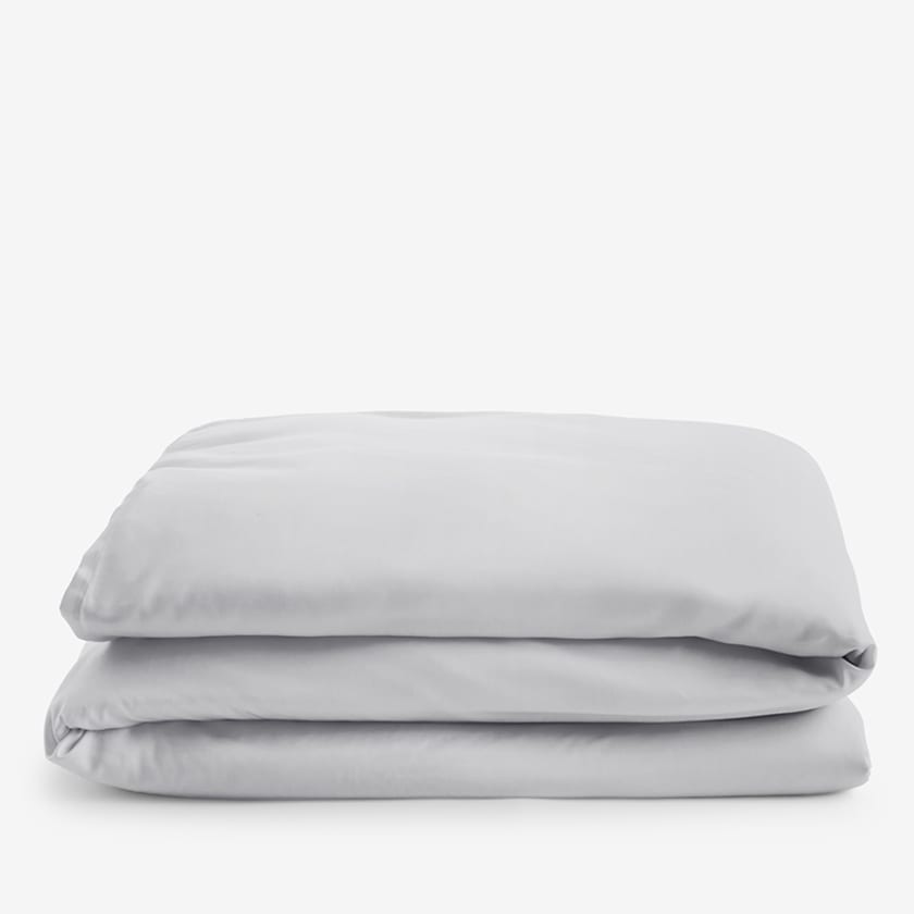 Premium Smoth TENCEL™ Lyocell Sateen Duvet Cover - Sterling, Twin/Twin XL
