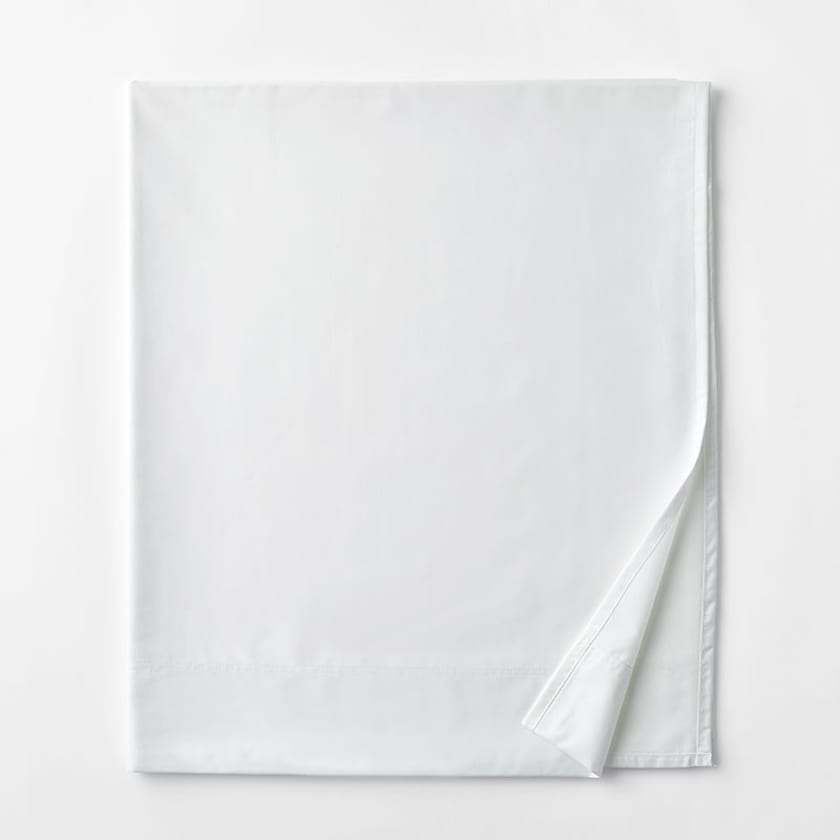 Luxe Smooth Supima® Organic Cotton Sateen Flat Bed Sheet