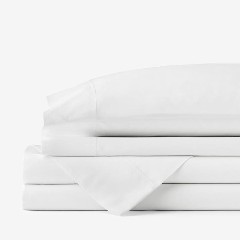 Classic Cool Cotton Percale Bed Sheet Set