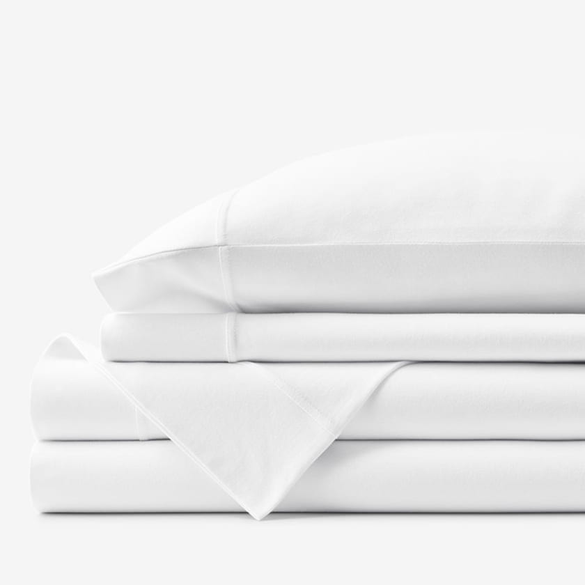 White Classic Fitted Hospital Bed Sheets, 36 inchx80 inchx9 inch