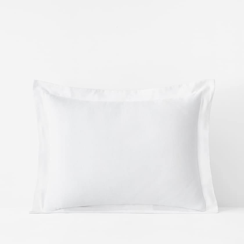 Premium Ultra-Cozy Cotton Flannel Sham - White, Standard