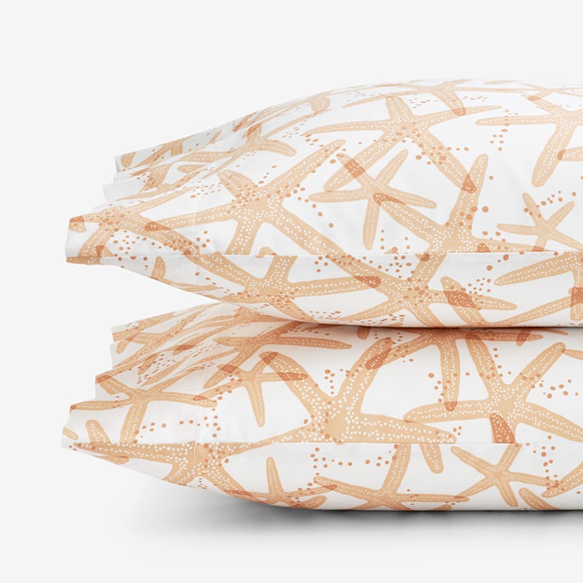 Sails, Shells, Starfish Classic Cool Cotton Percale Pillowcases