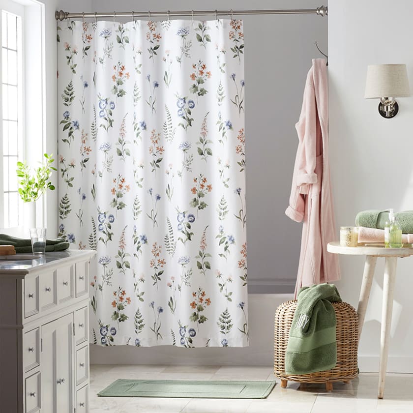 lv shower curtains sets for bathroom