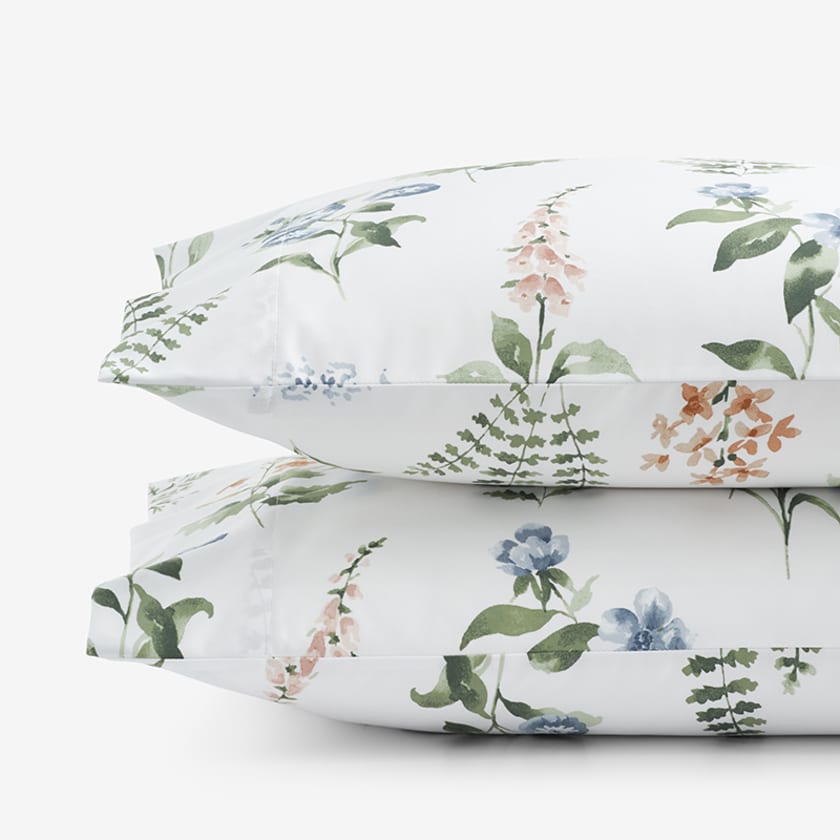 Frances Premium Smooth Wrinkle-Free Sateen Pillowcases