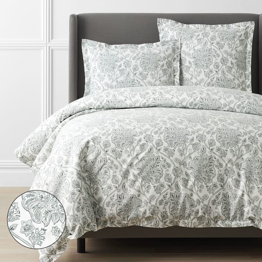 Maison Floral Luxe Smooth Sateen Duvet Cover