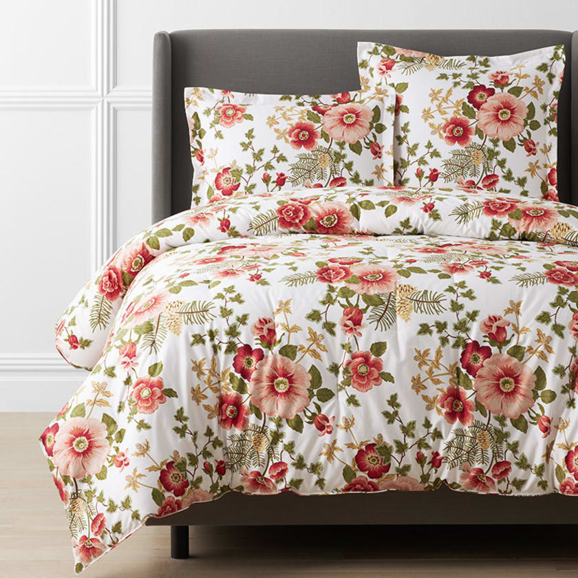 Melody Floral Premium Smooth Wrinkle-Free Sateen Comforter