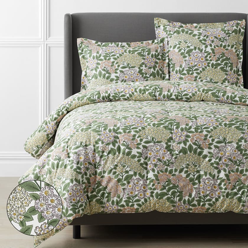 Vintage Jardin Premium Smooth Wrinkle-Free Sateen Comforter