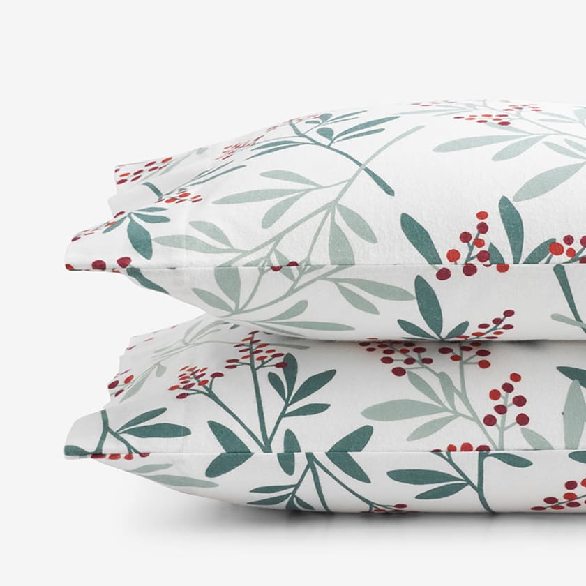 Berries Classic Ultra-Cozy Cotton Flannel Pillowcases