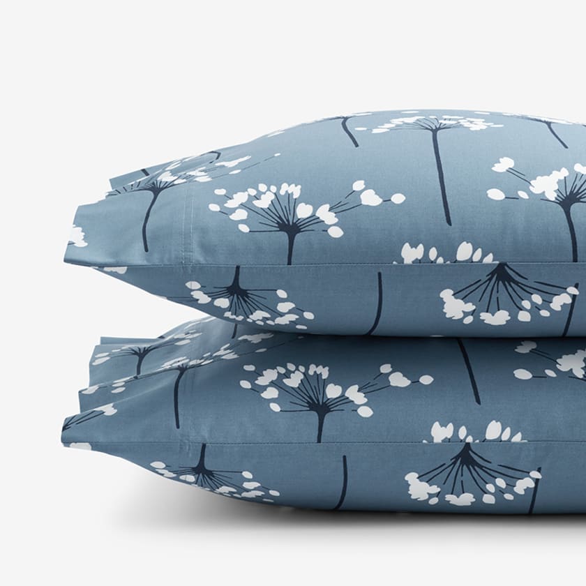 Dandelion Classic Cool Organic Cotton Percale Pillowcases