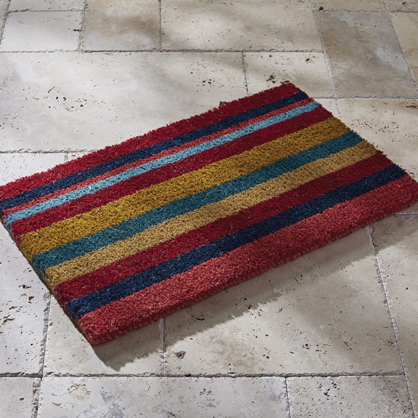 Coir Door Mat - Stripe