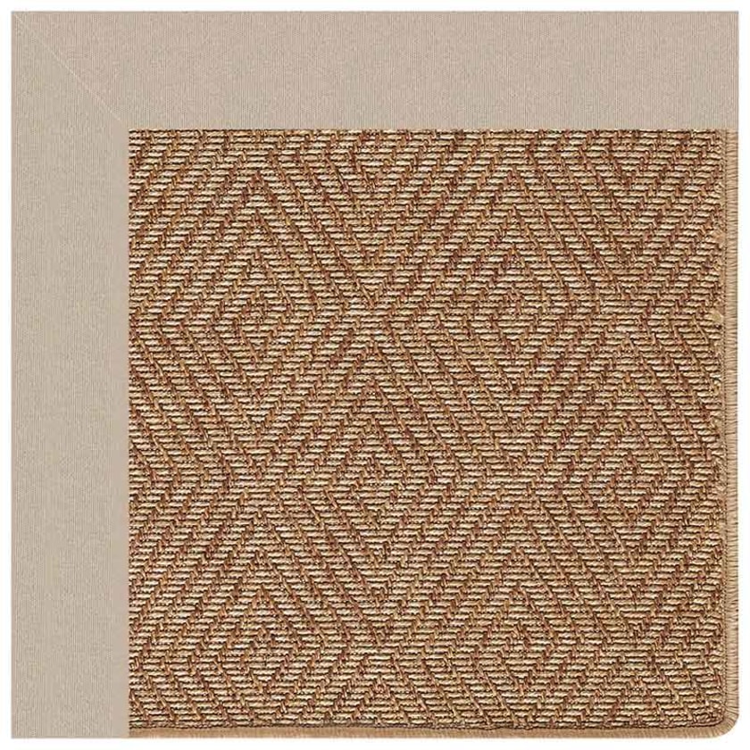 Islamorada Diamond Bordered Rug - Antique Beige