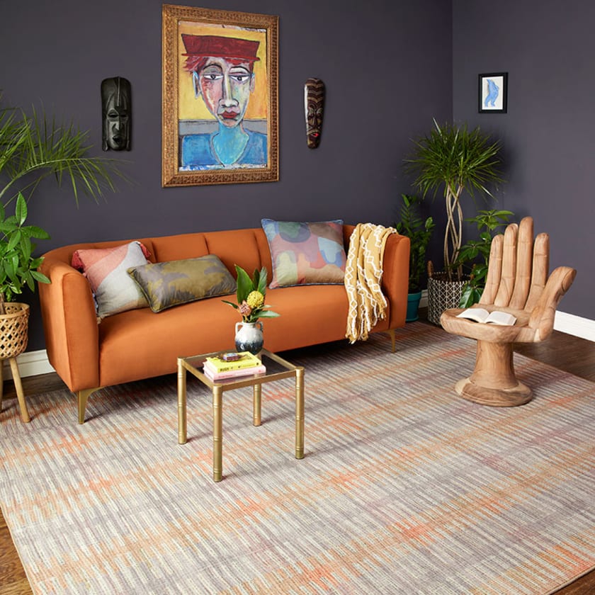 Pisolino Indoor/Outdoor Rug - Ivory Orange