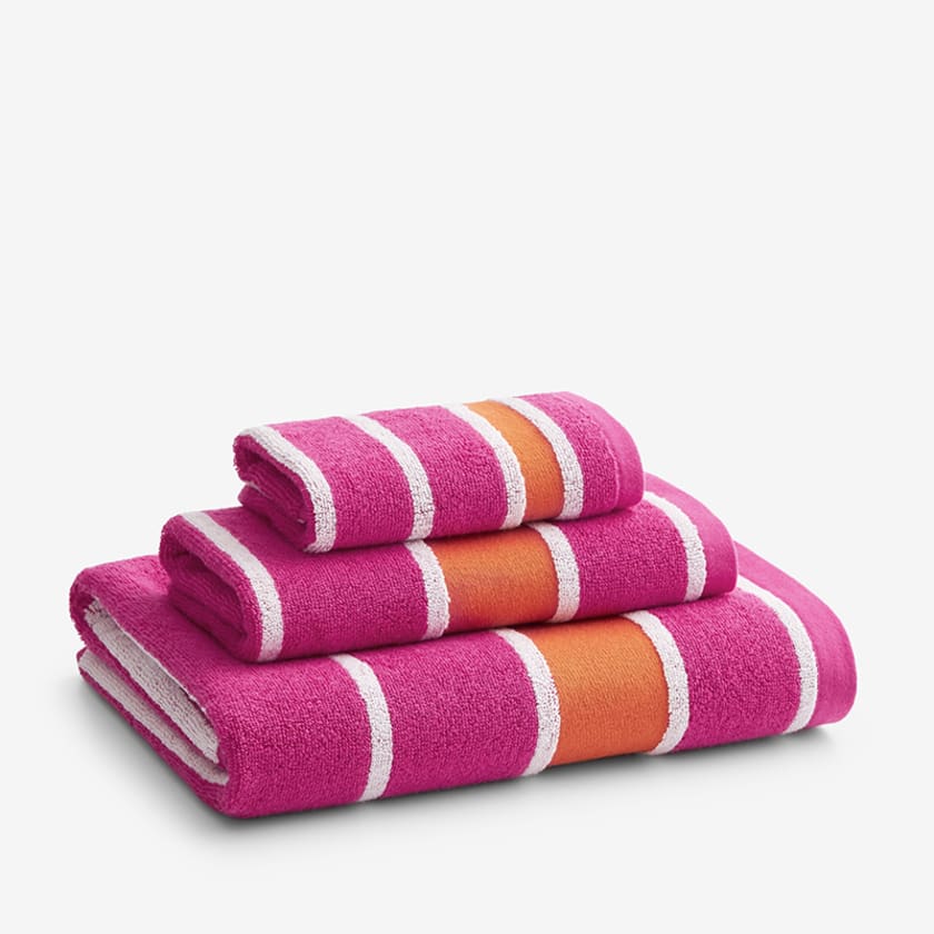 Rugby Stripe Towels