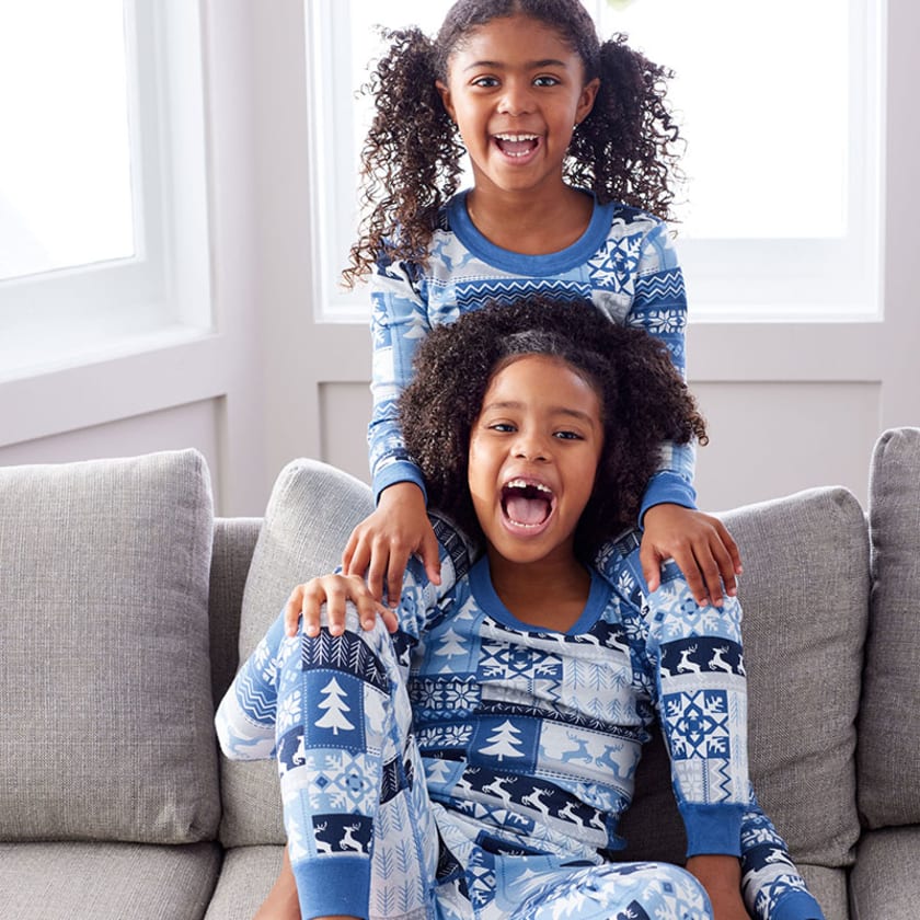 Matching Family Pajamas, Kids’ Pajama Set - Fair Isle Mix, 8