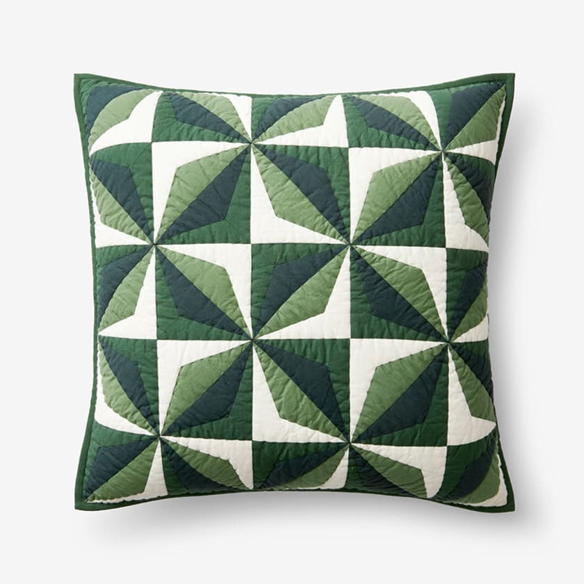 Quilted Holiday Pillow Cover