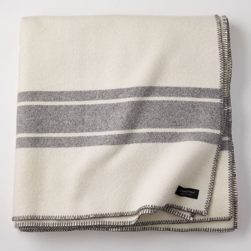 Ledge Plaid Merino Wool Blanket The Company Store