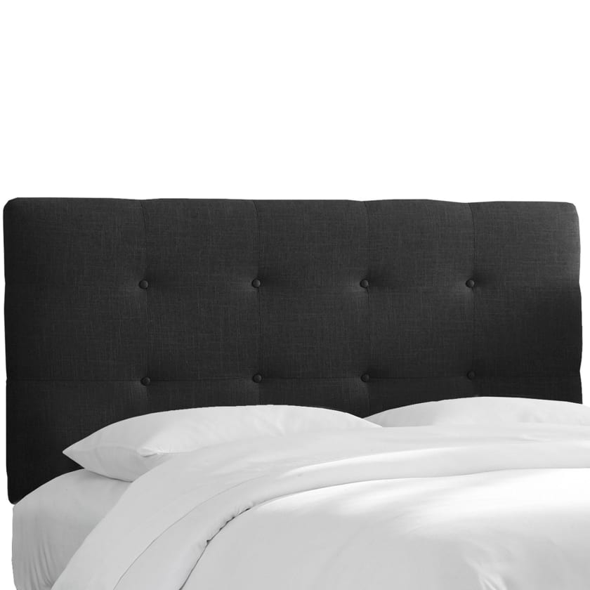 Soho Linen Headboard - Black