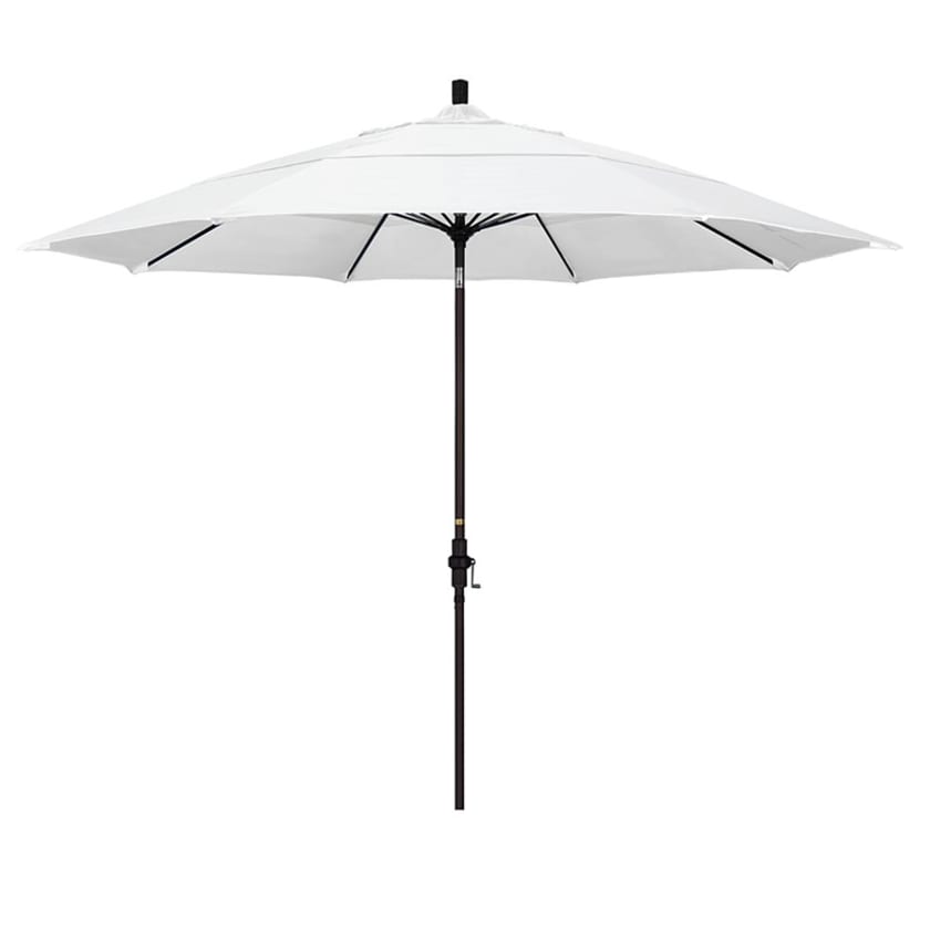 Market Umbrella with Crank Lift - Black or Bronze Finish