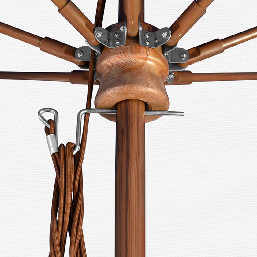 Pulley Lift Umbrella - Natural