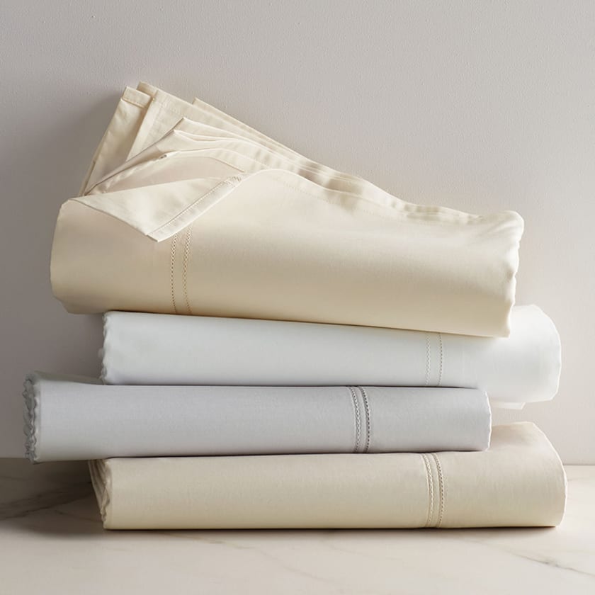 Luxe Smooth Egyptian Cotton Sateen Pillowcases - Cream, Standard