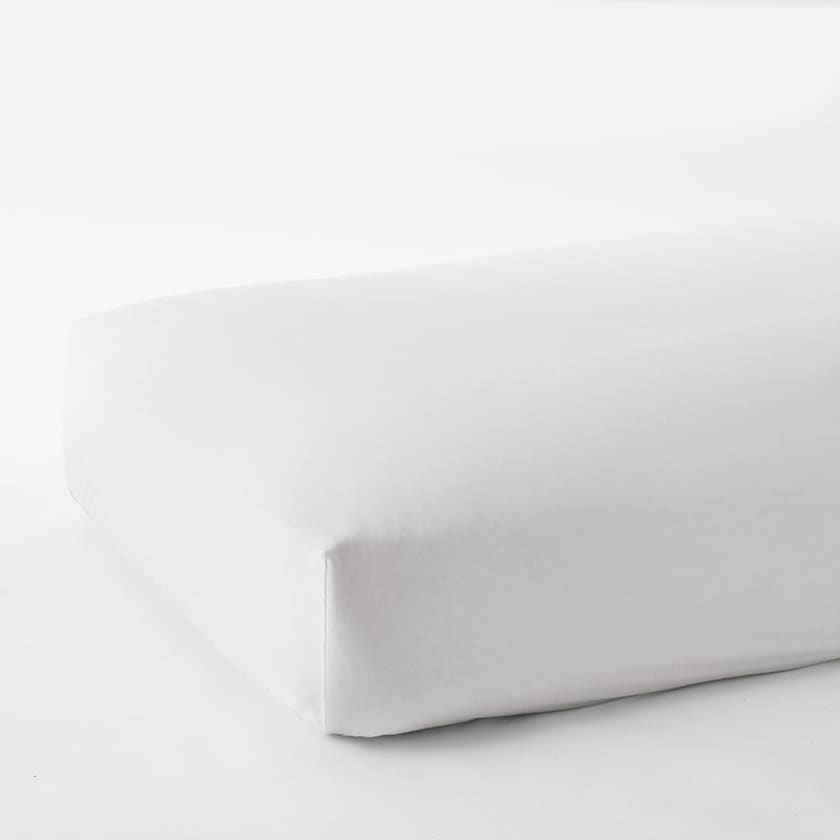 Classic Smooth Organic Cotton Sateen Fitted Bed Sheet